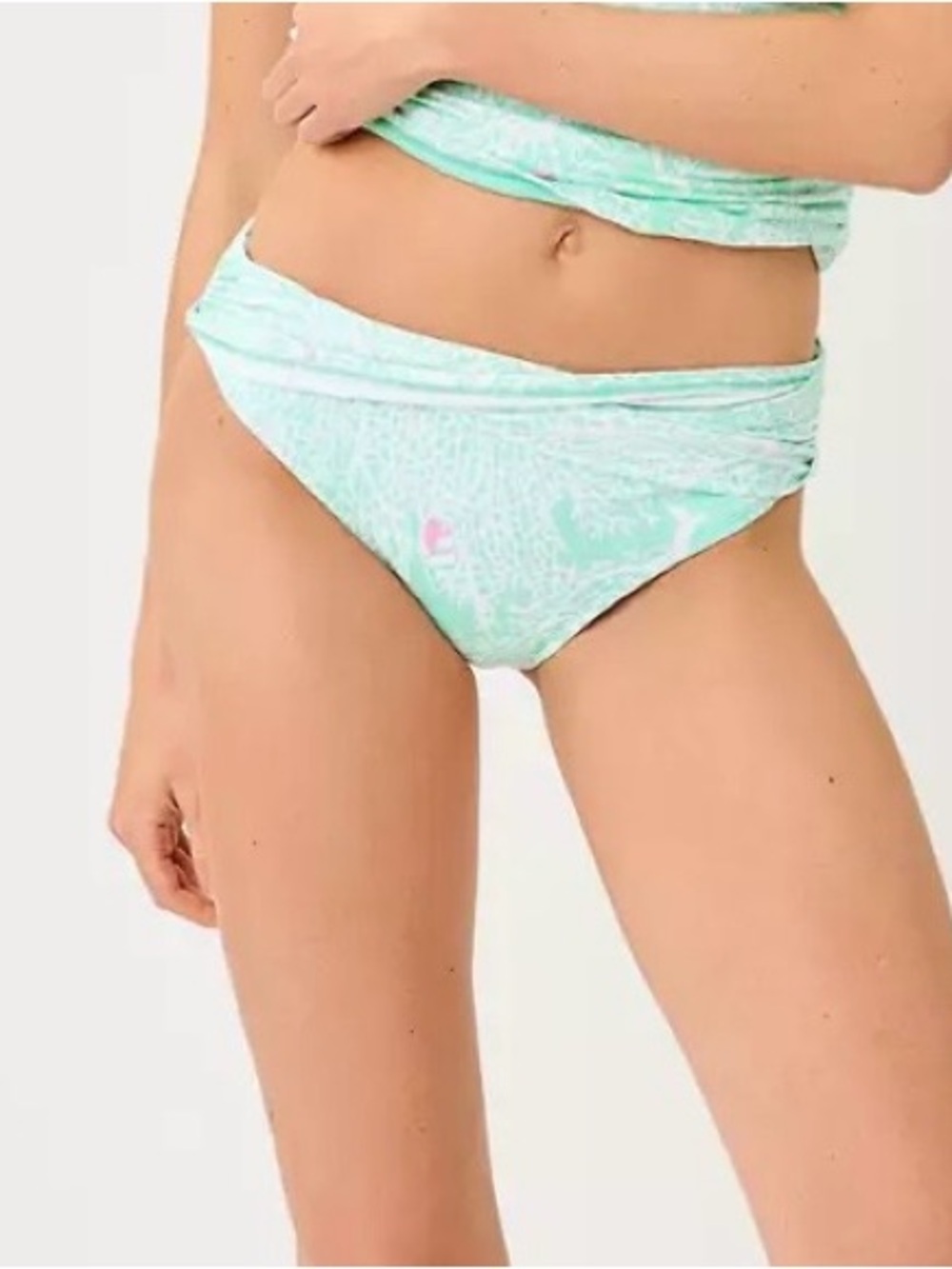 Lilly Pulitzer Lagoon Sarong Hipster Bikini Bottom